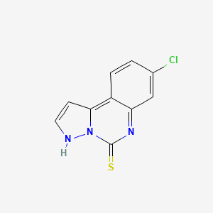 8-Chloropyrazolo[1,5-c]quinazoline-5-thiol