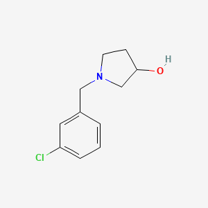 molecular formula C11H14ClNO B3024009 1-(3-Chloro-benzyl)-pyrrolidin-3-ol CAS No. 1033012-64-4