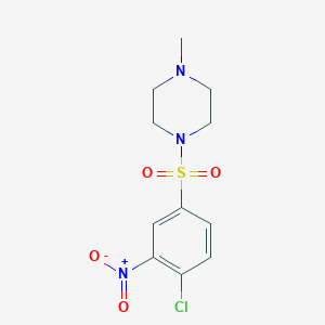 1-[(4-Chloro-3-nitrophenyl)sulfonyl]-4-methylpiperazine
