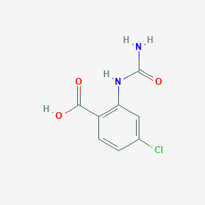 molecular formula C8H7ClN2O3 B3024031 2-(Carbamoylamino)-4-chlorobenzoic acid CAS No. 214288-97-8