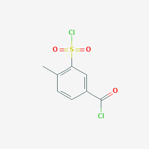 3-(Chlorosulfonyl)-4-methylbenzoyl chloride