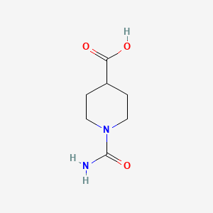 molecular formula C7H12N2O3 B3024036 1-carbamoylpiperidine-4-carboxylic Acid CAS No. 851168-77-9