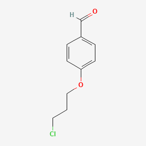 molecular formula C10H11ClO2 B3024059 4-(3-Chloropropoxy)benzaldehyde CAS No. 82625-25-0