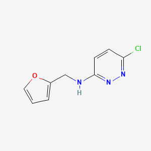 molecular formula C9H8ClN3O B3024089 6-chloro-N-(furan-2-ylmethyl)pyridazin-3-amine CAS No. 919522-48-8