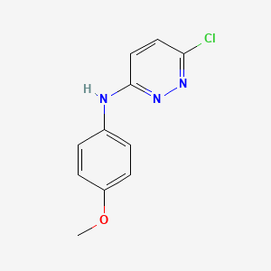 molecular formula C11H10ClN3O B3024092 6-chloro-N-(4-methoxyphenyl)pyridazin-3-amine CAS No. 61471-98-5