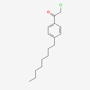 molecular formula C16H23ClO B3024119 2-Chloro-1-(4-octylphenyl)ethanone CAS No. 51326-38-6