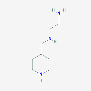 molecular formula C8H19N3 B3024129 N1-(4-piperidinylmethyl)-1,2-ethanediamine CAS No. 71172-94-6