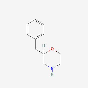 molecular formula C11H15NO B3024137 2-Benzylmorpholine CAS No. 87955-28-0