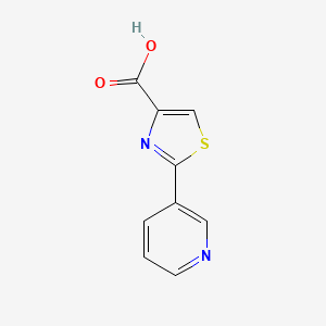 molecular formula C9H6N2O2S B3024160 2-(3-Pyridyl)-1,3-thiazole-4-carboxylic acid CAS No. 39067-29-3