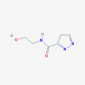 molecular formula C6H9N3O2 B3024172 N-(2-hydroxyethyl)-4H-pyrazole-3-carboxamide CAS No. 446053-75-4