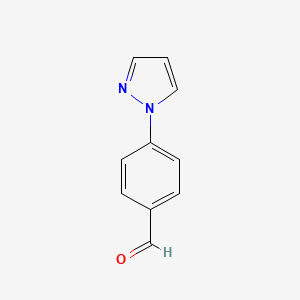 molecular formula C10H8N2O B3024184 4-(1H-pyrazol-1-yl)benzaldehyde CAS No. 99662-34-7