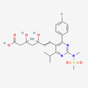 molecular formula C22H28FN3O6S B3024222 (3R,5R)-Rosuvastatin CAS No. 1242184-42-4