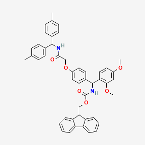 molecular formula C47H44N2O6 B3024224 Rink Amide MBHA resin CAS No. 431041-83-7