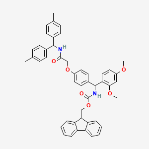 9H-fluoren-9-ylmethyl N-[[4-[2-[bis(4-methylphenyl)methylamino]-2-oxoethoxy]phenyl]-(2,4-dimethoxyphenyl)methyl]carbamate