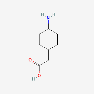 molecular formula C8H15NO2 B3024269 2-(4-aminocyclohexyl)acetic Acid CAS No. 2952-00-3