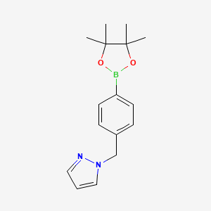 1-[4-(4,4,5,5-Tetramethyl-[1,3,2]dioxaborolan-2-yl)-benzyl]-1H-pyrazole