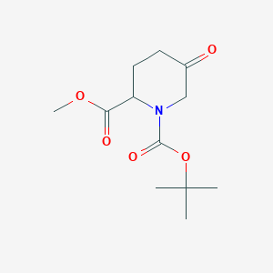 1-tert-Butyl 2-methyl 5-oxopiperidine-1,2-dicarboxylate