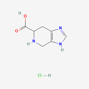 1H,4H,5H,6H,7H-imidazo[4,5-c]pyridine-6-carboxylic acid hydrochloride