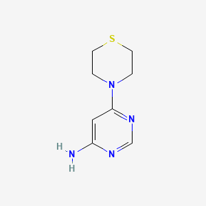 molecular formula C8H12N4S B3024287 6-Thiomorpholinopyrimidin-4-amine CAS No. 96225-78-4