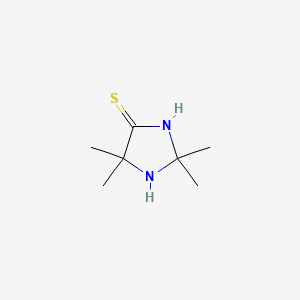 molecular formula C7H14N2S B3024304 2,2,4,4-Tetramethylimidazolidine-5-thione CAS No. 2582-16-3