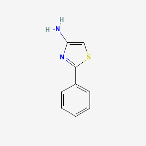 molecular formula C9H8N2S B3024316 2-Phenyl-1,3-thiazol-4-amine CAS No. 123970-57-0