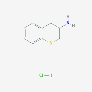 molecular formula C9H12ClNS B3024318 Thiochroman-3-ylamine hydrochloride CAS No. 103659-74-1