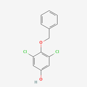 molecular formula C13H10Cl2O2 B3024335 3,5-Dichloro-4-(phenylmethoxy)phenol CAS No. 186805-79-8