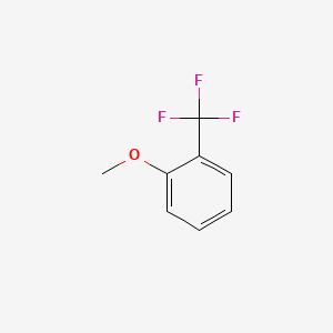 molecular formula C8H7F3O B3024369 1-Methoxy-2-(trifluoromethyl)benzene CAS No. 395-48-2