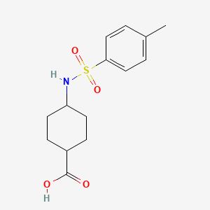 molecular formula C14H19NO4S B3024371 4-(Toluene-4-sulfonylamino)-cyclohexanecarboxylic acid CAS No. 314042-69-8