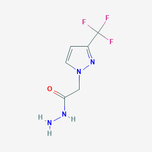 molecular formula C6H7F3N4O B3024405 (3-Trifluoromethyl-pyrazol-1-yl)-acetic acid hydrazide CAS No. 377767-16-3