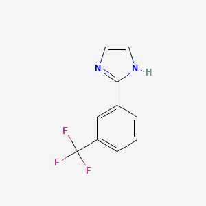 molecular formula C10H7F3N2 B3024406 2-[3-(trifluoromethyl)phenyl]-1H-imidazole CAS No. 27423-80-9