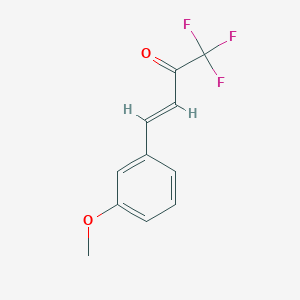molecular formula C11H9F3O2 B3024413 1,1,1-Trifluoro-4-(3-methoxyphenyl)but-3-EN-2-one CAS No. 204708-11-2