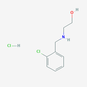 molecular formula C9H13Cl2NO B3024463 2-((2-Chlorobenzyl)amino)ethanol hydrochloride CAS No. 75416-45-4