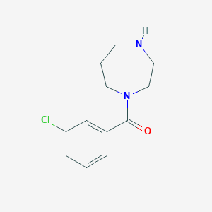 molecular formula C12H15ClN2O B3024466 1-(3-Chlorobenzoyl)-1,4-diazepane CAS No. 815651-32-2