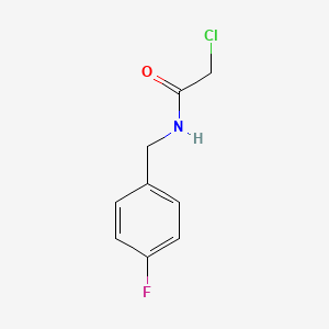 molecular formula C9H9ClFNO B3024478 2-chloro-N-(4-fluorobenzyl)acetamide CAS No. 257279-75-7
