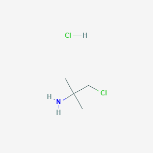 molecular formula C4H11Cl2N B3024492 1-Chloro-2-methylpropan-2-amine hydrochloride CAS No. 23184-92-1