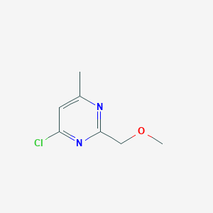 4-Chloro-2-(methoxymethyl)-6-methylpyrimidine