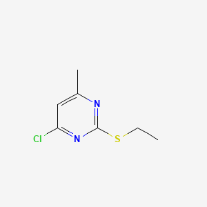 Pyrimidine, 4-chloro-2-(ethylthio)-6-methyl-