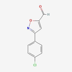 3-(4-Chlorophenyl)isoxazole-5-carbaldehyde