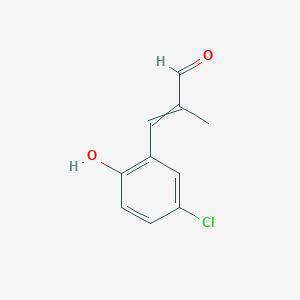 molecular formula C10H9ClO2 B3024518 3-(5-Chloro-2-hydroxyphenyl)-2-methylprop-2-enal CAS No. 443872-86-4