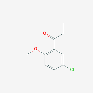 molecular formula C10H11ClO2 B3024519 1-(5-Chloro-2-methoxyphenyl)propan-1-one CAS No. 68597-44-4