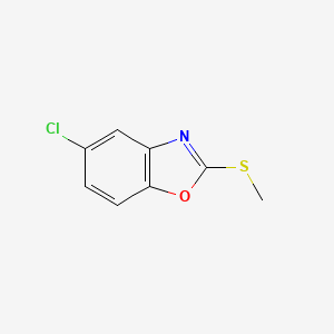 molecular formula C8H6ClNOS B3024522 5-Chloro-2-(methylthio)-1,3-benzoxazole CAS No. 64037-25-8