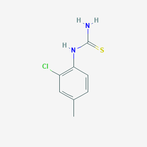 molecular formula C8H9ClN2S B3024524 (2-Chloro-4-methylphenyl)thiourea CAS No. 57005-14-8