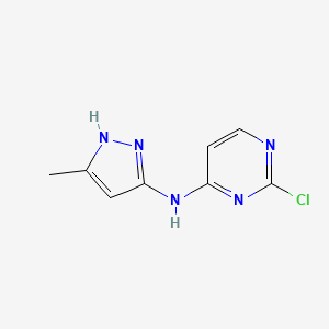 molecular formula C8H8ClN5 B3024529 2-Chloro-N-(5-methyl-1H-pyrazol-3-yl)pyrimidin-4-amine CAS No. 543712-91-0