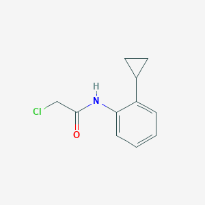 molecular formula C11H12ClNO B3024530 2-chloro-N-(2-cyclopropylphenyl)acetamide CAS No. 444066-96-0