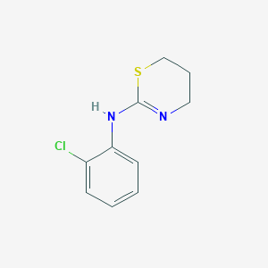 molecular formula C10H11ClN2S B3024547 N-(2-chlorophenyl)-5,6-dihydro-4H-1,3-thiazin-2-amine CAS No. 27779-16-4