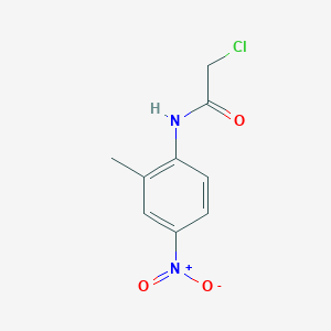 molecular formula C9H9ClN2O3 B3024550 2-chloro-N-(2-methyl-4-nitrophenyl)acetamide CAS No. 83473-10-3