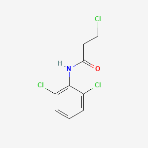 molecular formula C9H8Cl3NO B3024575 3-Chloro-N-(2,6-dichlorophenyl)propanamide CAS No. 35714-74-0