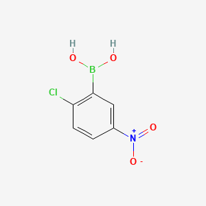 molecular formula C6H5BClNO4 B3024580 2-Chloro-5-nitrophenylboronic acid CAS No. 867333-29-7