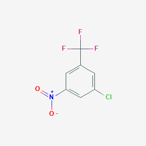 molecular formula C7H3ClF3NO2 B3024581 3-Chloro-5-nitrobenzotrifluoride CAS No. 401-93-4